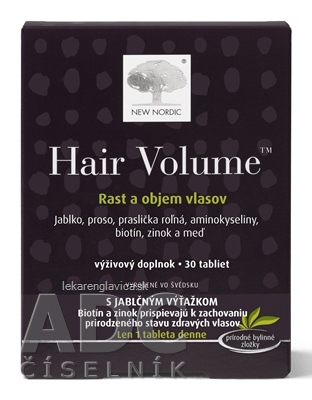 NEW NORDIC HAIR VOLUME                             1X30 KS