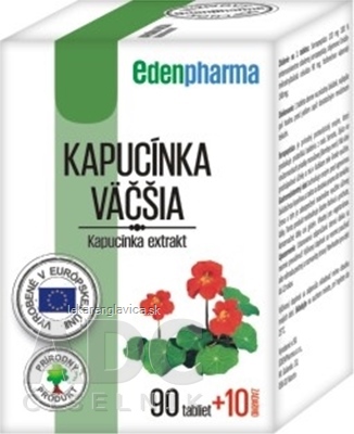 EDENPHARMA KAPUCÍNKA VÄČŠIA TABLETU 1X100KS