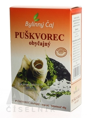 JUVAMED BYLINNÝ ČAJ PUŠKVOREC OBYČAJNÝ - KOREŇ 1X40 G