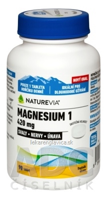 SWISS NATUREVIA MAGNESIUM 1 - 420 MG               1X90 KS