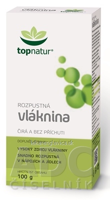 TOPNATUR VLÁKNINA ROZPUSTNÁ PRASOK 1X100 G