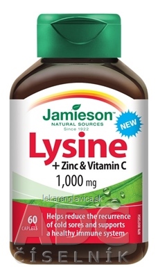 JAMIESON LYZIN 1000MG PODPORA IMUNITY 60TBL