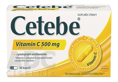 CETEBE KAPSULY 500 MG 1X30 KS