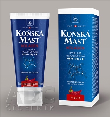 KONSKA MAST S KOLAGENOM FORTE HREJIVA              200ML MASAZNY GEL, 1X200 ML